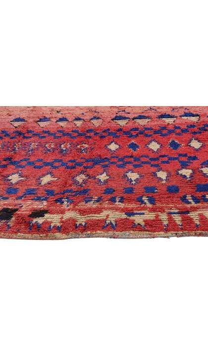 6 x 10 Vintage Red Boujad Moroccan Rug 21801