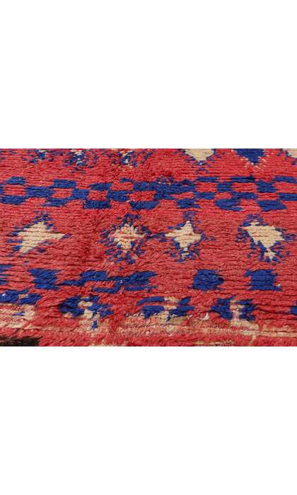 6 x 10 Vintage Red Boujad Moroccan Rug 21801