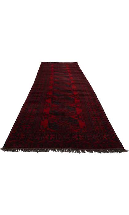 3 x 13 Vintage Persian Turkoman Rug Runner 78718