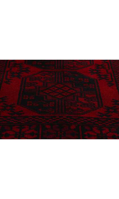 3 x 13 Vintage Persian Turkoman Rug Runner 78718