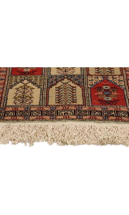 2 x 3 Vintage Turkish Silk Hereke Rug 78734