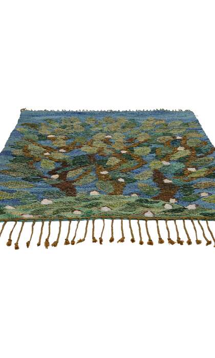 3 x 4 Vintage Swedish Scandinavian Tapestry 78732