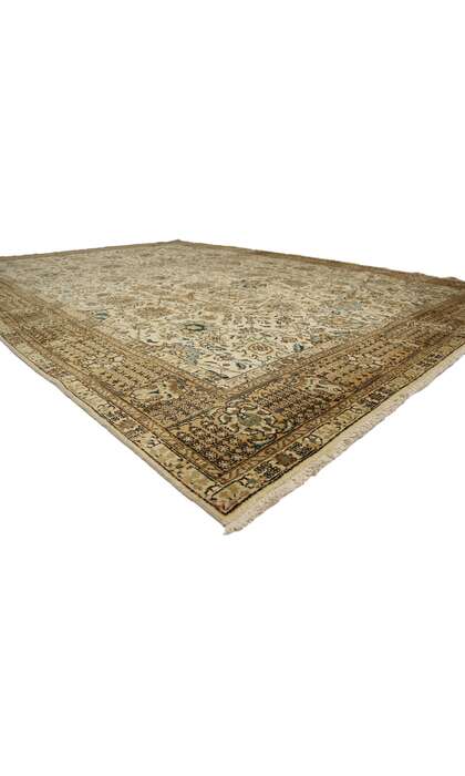 11 x 16 Vintage Persian Tabriz Rug 75613