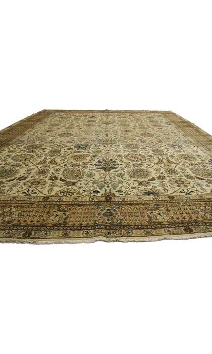 11 x 16 Vintage Persian Tabriz Rug 75613