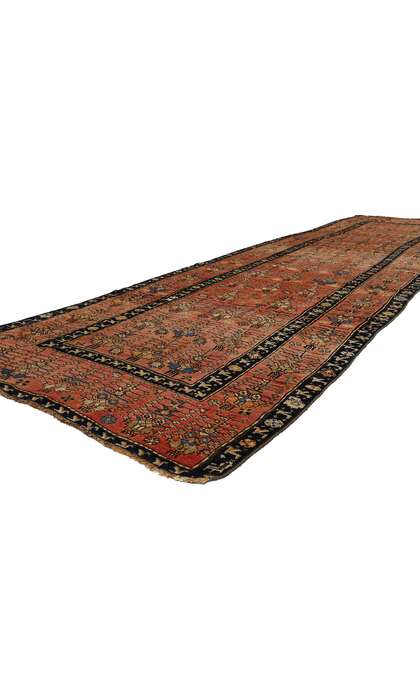 4 x 14 Antique Caucasian Karabagh Rug Runner 53878