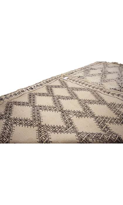 6 x 9 Vintage Moroccan Beni Ourain Rug 20737