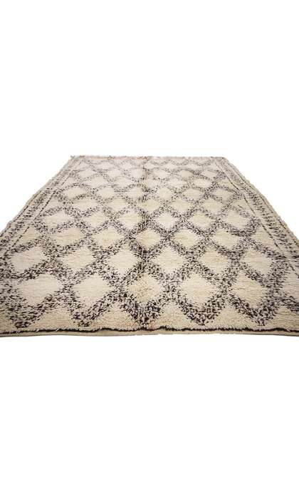 6 x 9 Vintage Moroccan Beni Ourain Rug 20737