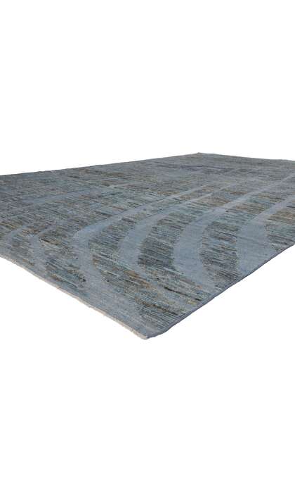 10 x 15 Biophilic Blue Moroccan High-Low Rug 81090