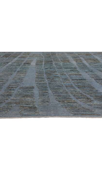 10 x 15 Biophilic Blue Moroccan High-Low Rug 81090
