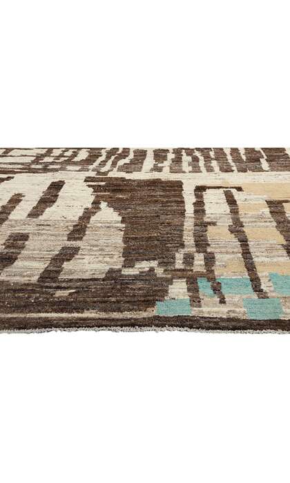 12 x 15 Organic Modern Brutalist Moroccan Rug 81064
