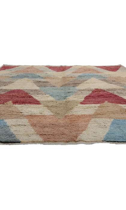 9 x 12 Boho-Mid Mod Chevron Haven Moroccan Rug 81061