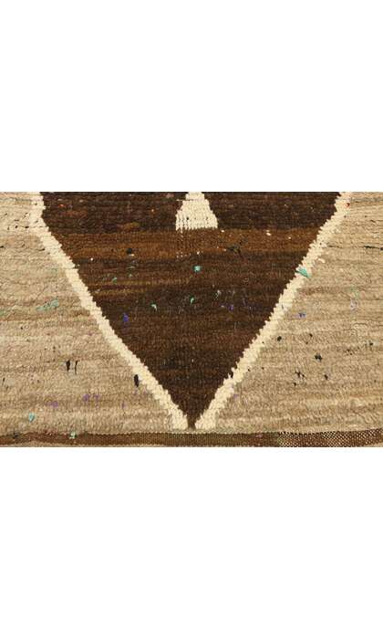 3 x 9 Vintage Brown Moroccan Rug 20582
