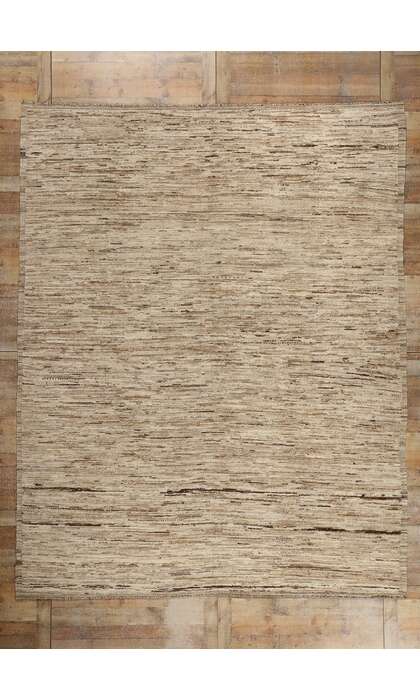 9 x 12 Organic Modern Earth-Tone Moroccan Rug 81088