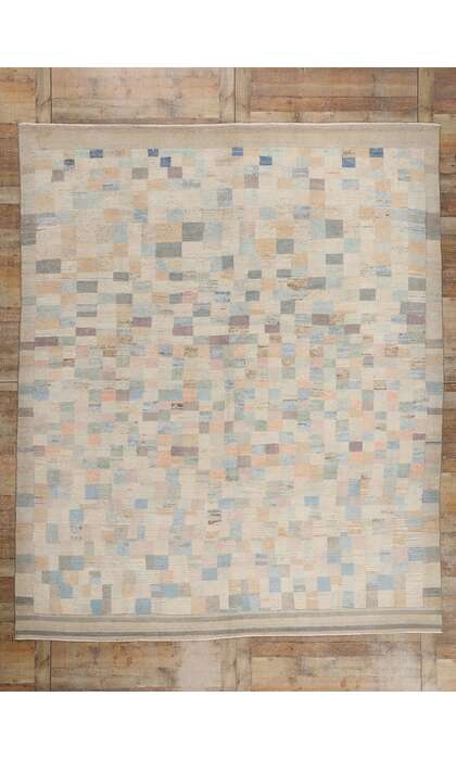 9 x 11 Modern Bauhaus Moroccan Rug 81091
