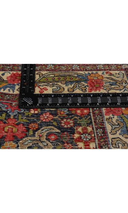 4 x 18 Antique Persian Garrus Bijar Rug Runner 53876