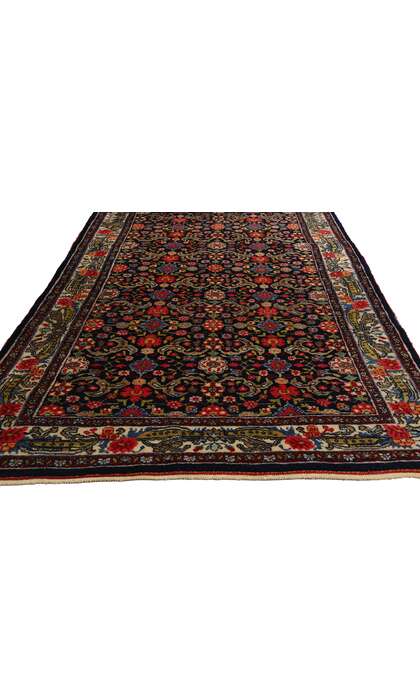 4 x 18 Antique Persian Garrus Bijar Rug Runner 53876