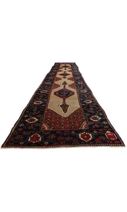 3 x 21 Vintage Persian Malayer Rug Runner 53877