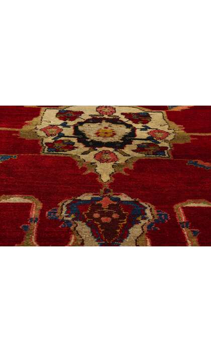 3 x 17 Vintage Red Turkish Oushak Rug Runner 53870