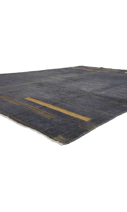 9 x 12 Modern Brutalist Moroccan High-Low Rug 81058