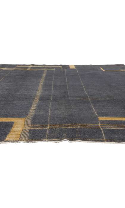 9 x 12 Modern Brutalist Moroccan High-Low Rug 81058