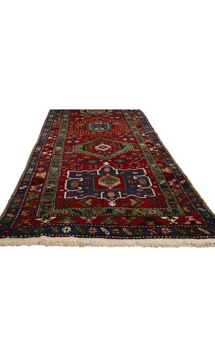 3 x 16 Vintage Persian Karaja Heriz Rug Runner 53872