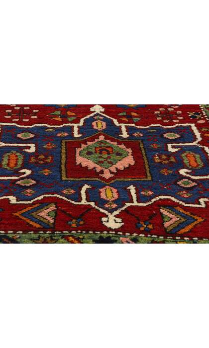 3 x 16 Vintage Persian Karaja Heriz Rug Runner 53872