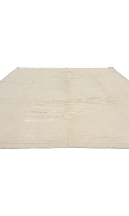 8 x 10 Organic Modern Ivory Moroccan Rug 81087