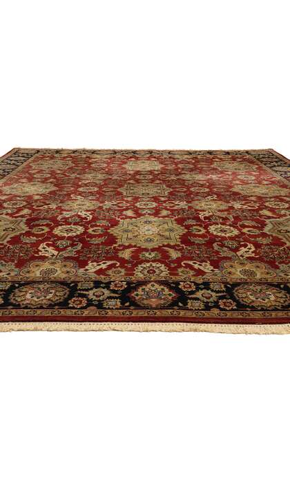 9 x 12 Vintage Modern Indian Mogul Rug 78736