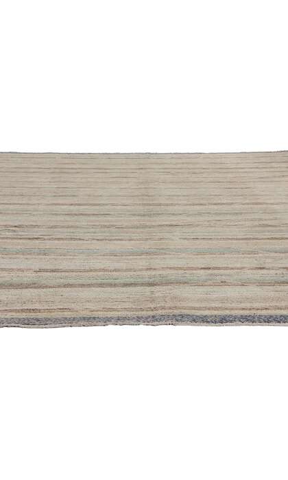 9 x 11 Modern Boho Tonal Striped Moroccan Rug 81078