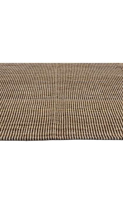 10 x 14 Modern Neutral Earth-Tone Kilim Rug 81101