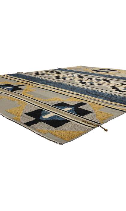 8 x 11 Southwest Modern Moroccan High-Low Rug 81056
