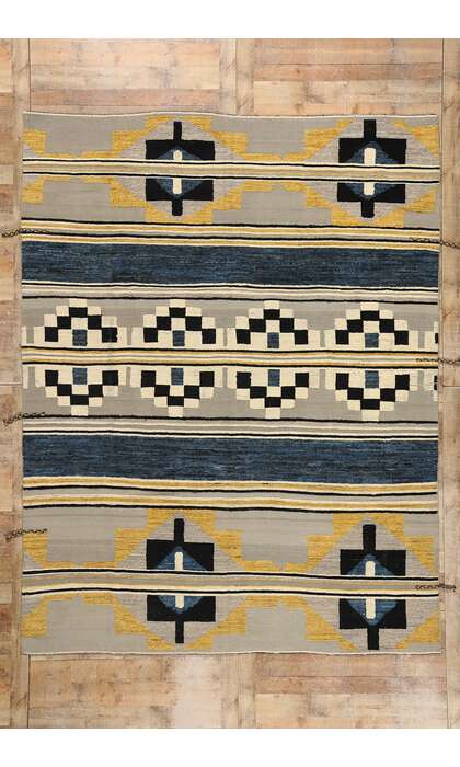 8 x 11 Southwest Modern Moroccan High-Low Rug 81056