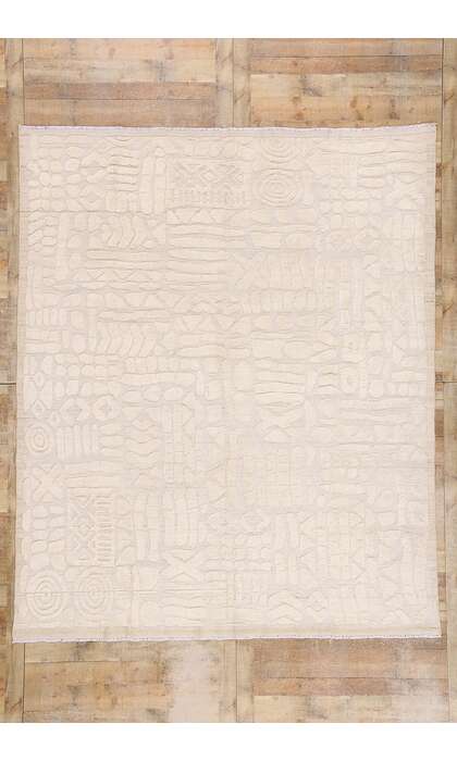 8 x 10 Organic Modern Moroccan High-Low Rug 81063