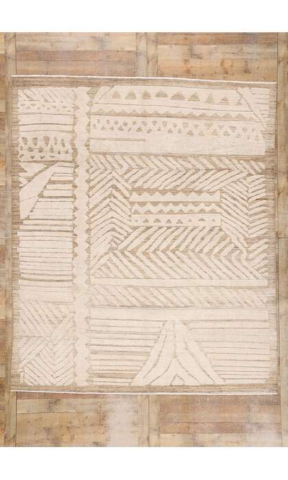 8 x 10 Organic Modern Moroccan High-Low Rug 81070