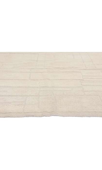 8 x 10 Organic Modern Ivory Moroccan High-Low Rug 81104