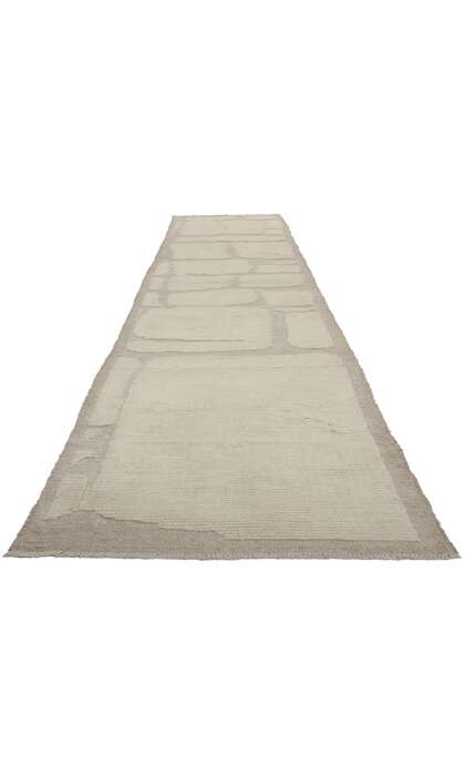 3 x 14 Organic Modern Moroccan High-Low Rug Runner 81105