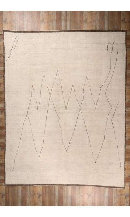 13 x 17 Organic Modern Wabi-Sabi Moroccan Rug 81081