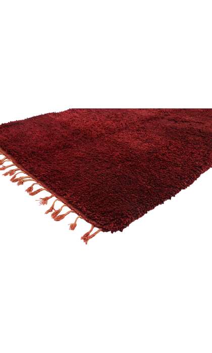 4 x 10 Vintage Red Beni Mrirt Moroccan Rug 20914