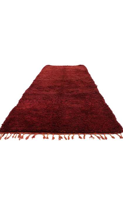 4 x 10 Vintage Red Beni Mrirt Moroccan Rug 20914