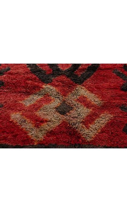 7 x 13 Vintage Red Talsint Moroccan Rug 214687 x 13 Vintage Red Talsint Moroccan Rug 21468