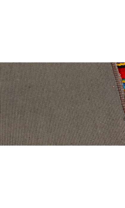 2 x 13 Colorful Vintage Turkish Striped Kilim Rug Runner 78741