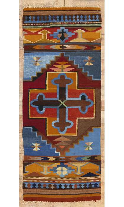 2 x 6 Vintage Turkish Kilim Rug 78720