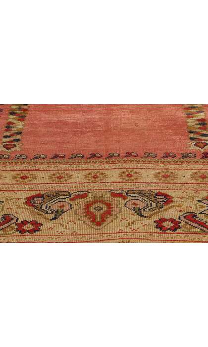 4 x 5 Antique Turkish Silk Ghiordes Prayer Rug 78738
