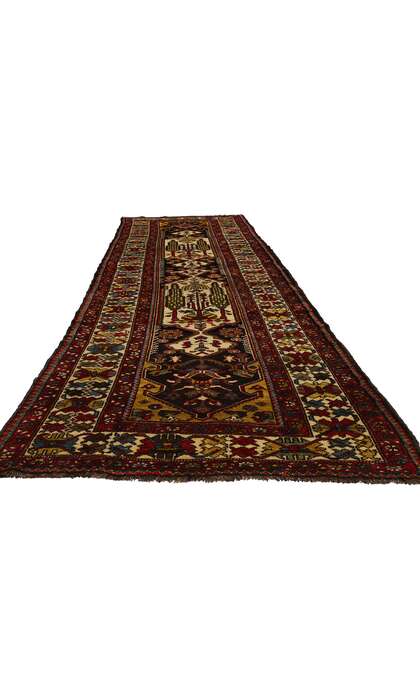 4 x 12 Vintage Persian Bakhtiari Rug Runner 53879