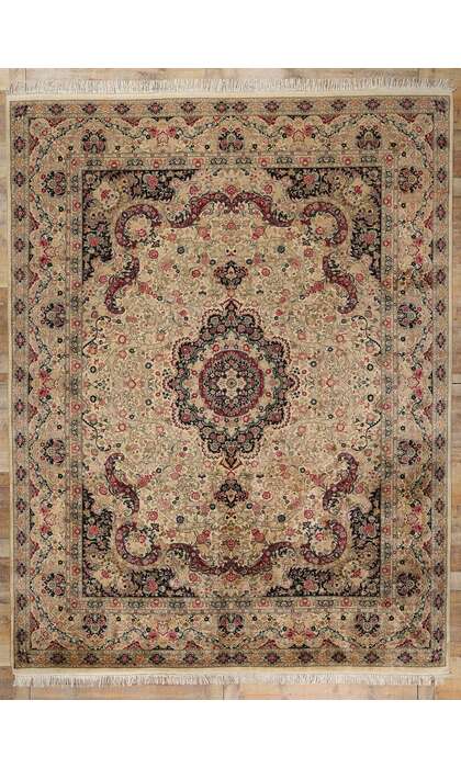 9 x 12 Vintage French Savonnerie Style Rug 78688