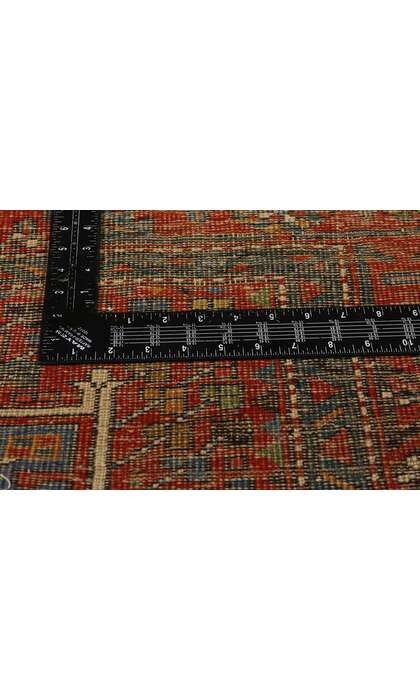 3 x 14 Vintage Persian Karaja Heriz Rug Runner 53873