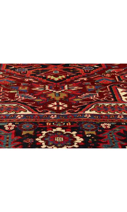 9 x 13 Vintage Persian Heriz Rug 53880