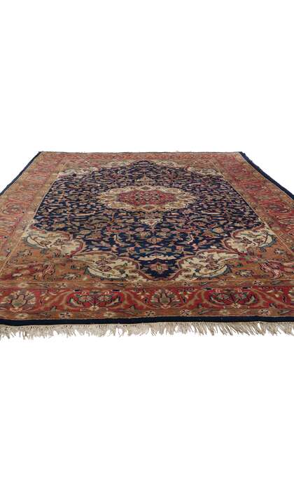 6 x 9 Vintage Indian Isfahan Rug 78690