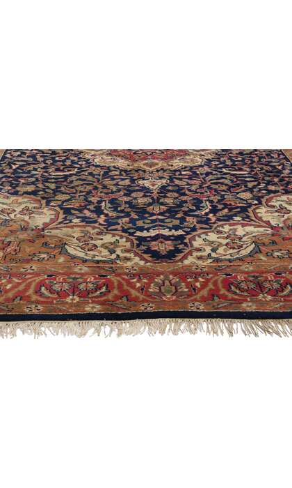6 x 9 Vintage Indian Isfahan Rug 78690