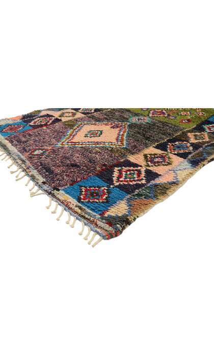 4 x 8 Colorful Vintage Moroccan Azilal Rug 20622